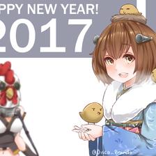 2017!!!!插画图片壁纸