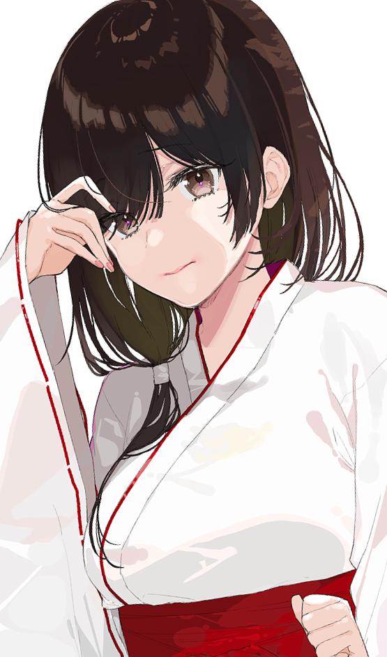 巫女插画图片壁纸