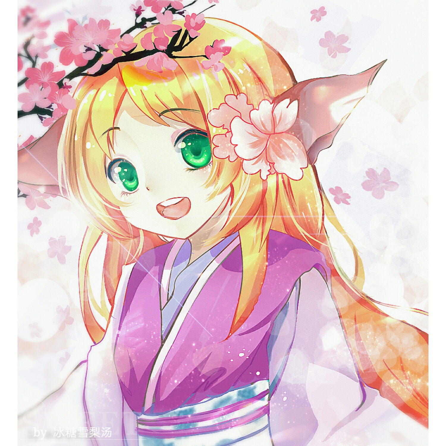 涂山苏苏插画图片壁纸