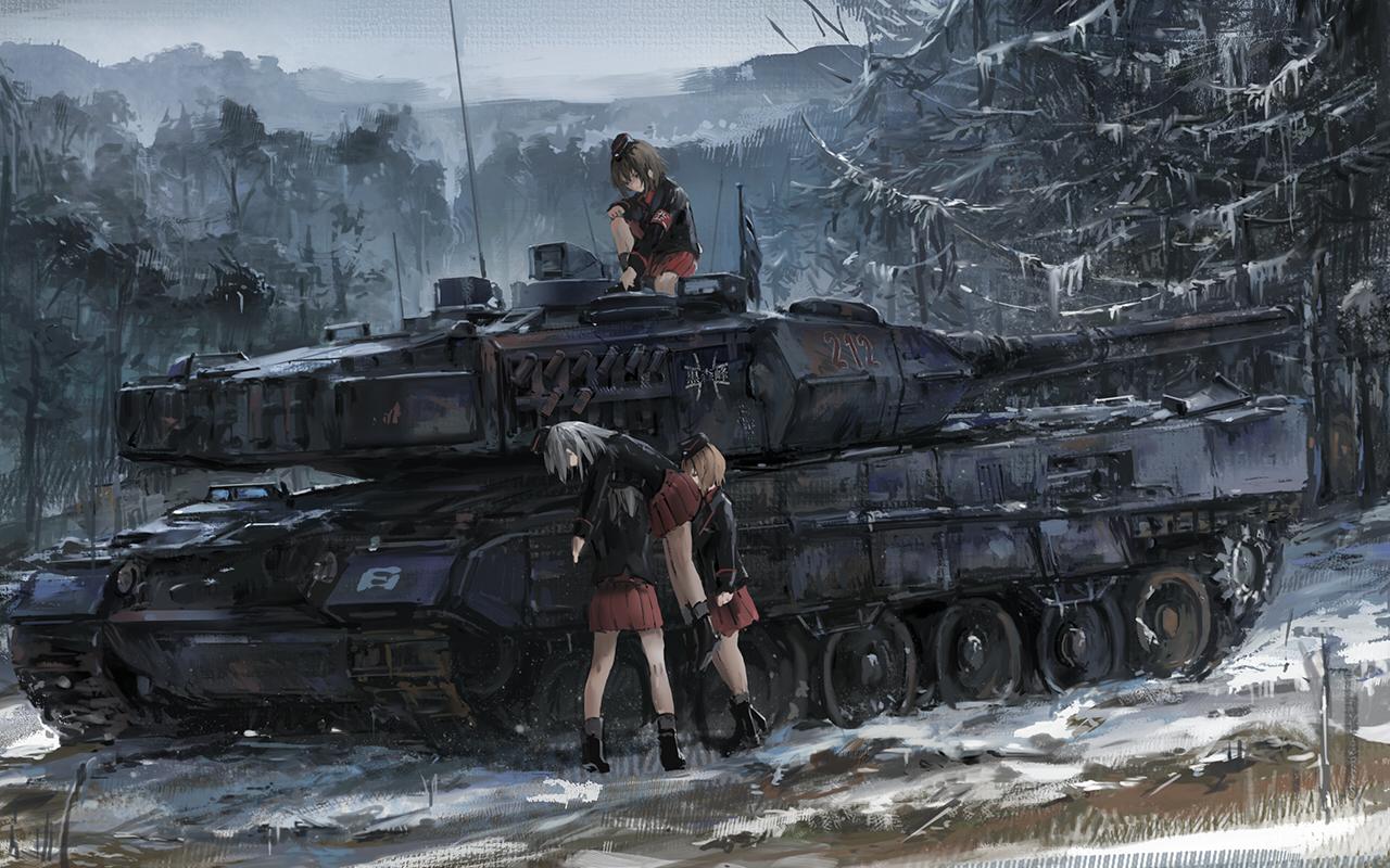 Weibo涂鸦3-少女与战车强袭魔女