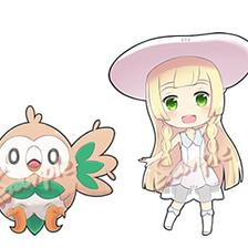 Pokemon sun and moon chibi插画图片壁纸