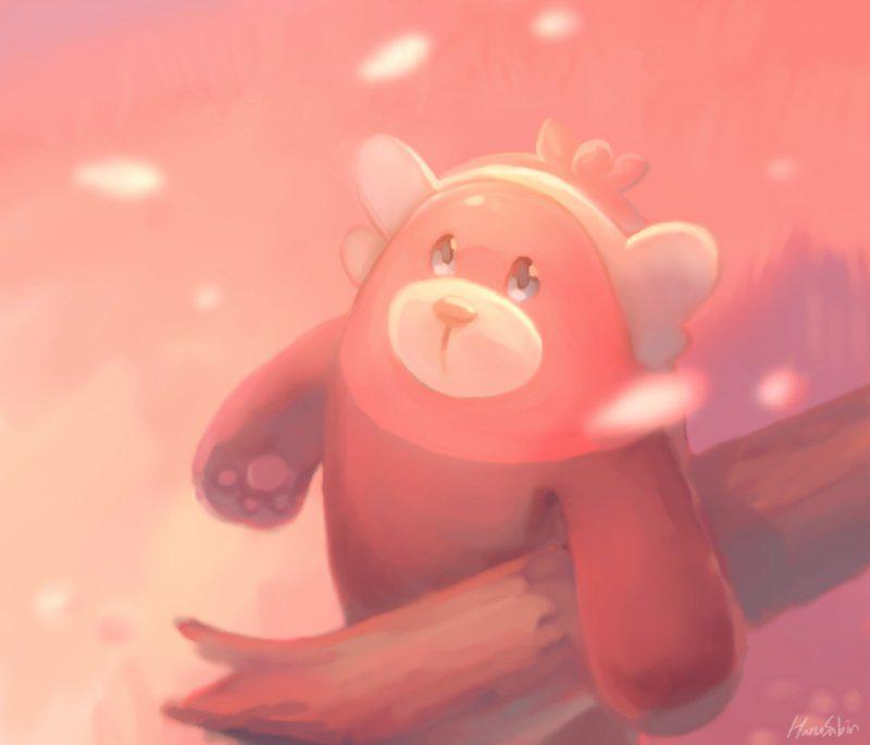 kitty熊插画图片壁纸