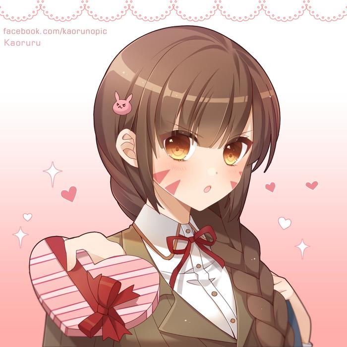[OW]Valentine's Day♥插画图片壁纸