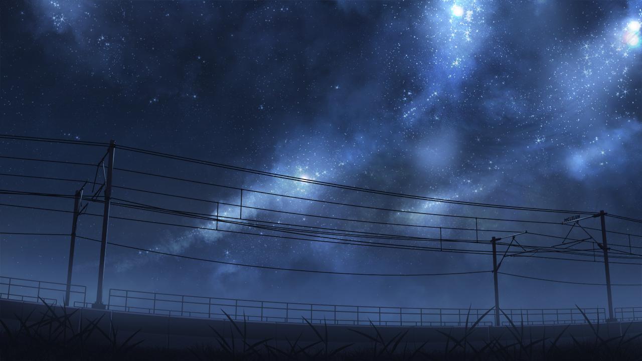 starry night插画图片壁纸