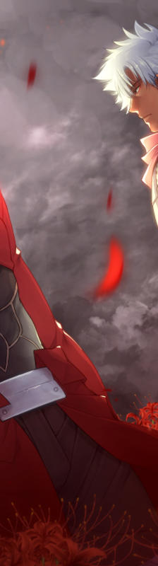 【FateGO】紅い彼岸花插画图片壁纸