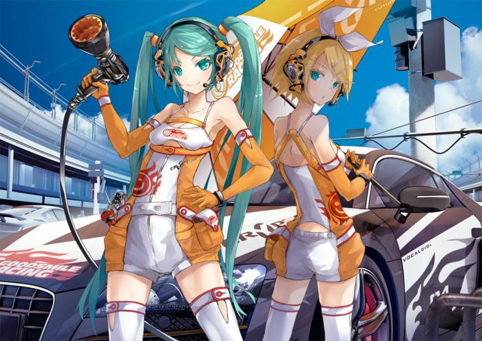 R:Miku&Rin 2010插画图片壁纸