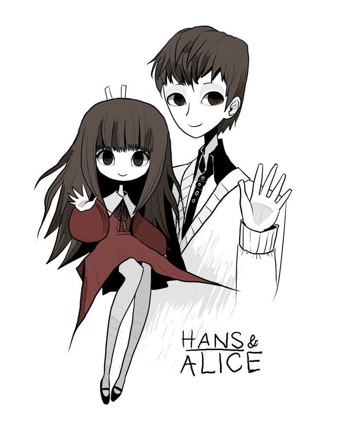 Deemo - Alice and Hans插画图片壁纸
