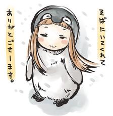 肯定企鹅仁奈（2）插画图片壁纸