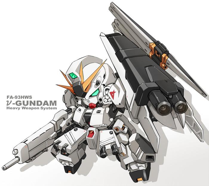 RX-93　ν-GUNDAM　HWS插画图片壁纸