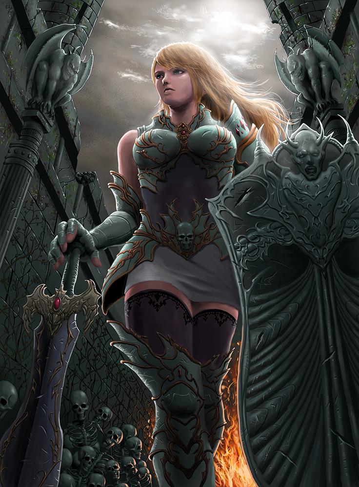 恶魔城插画图片壁纸