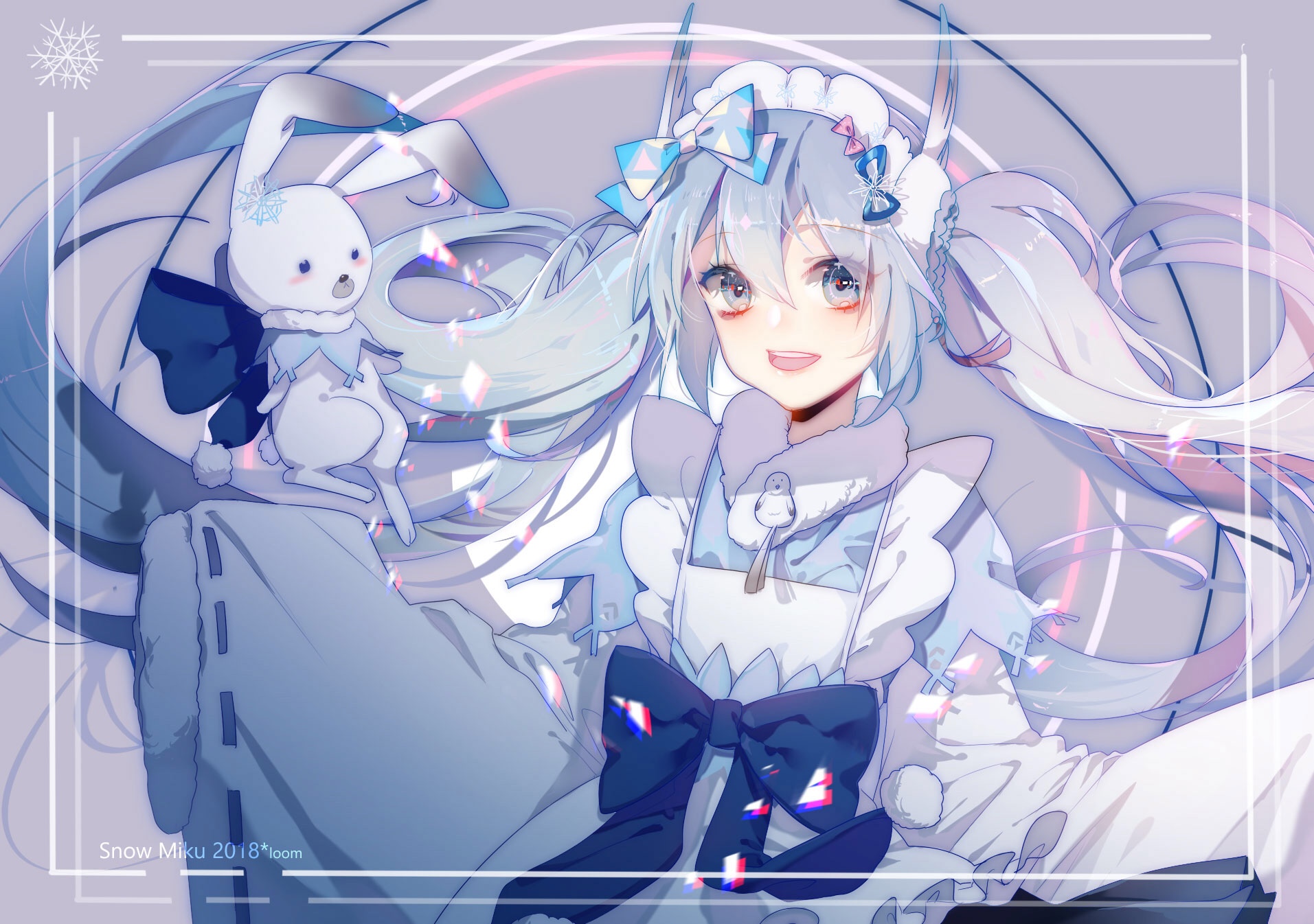 snow miku2018应援插画图片壁纸