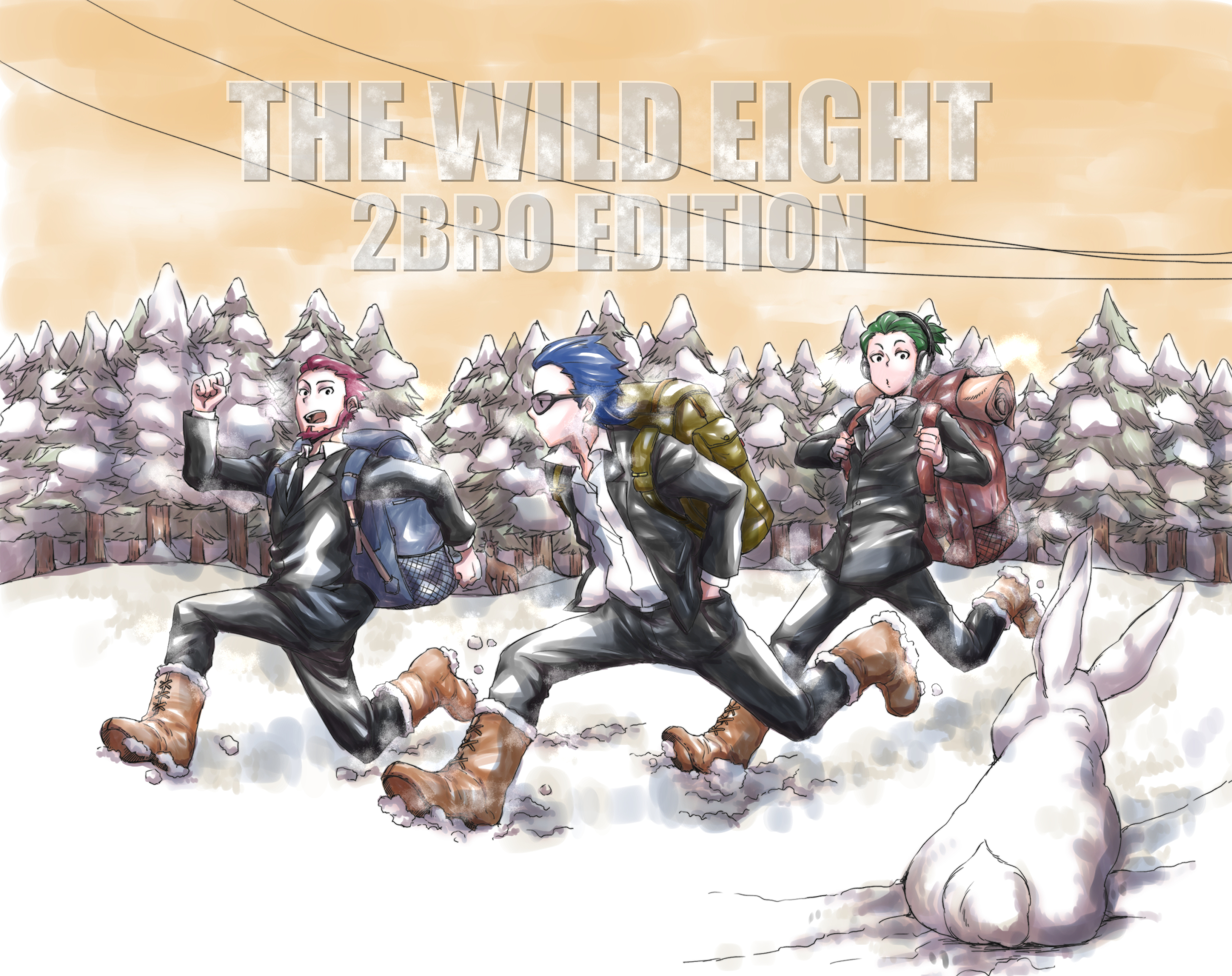 The Wild Eight - 2BRO.EDITION插画图片壁纸