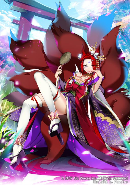 九尾之狐达己-原创商业插图