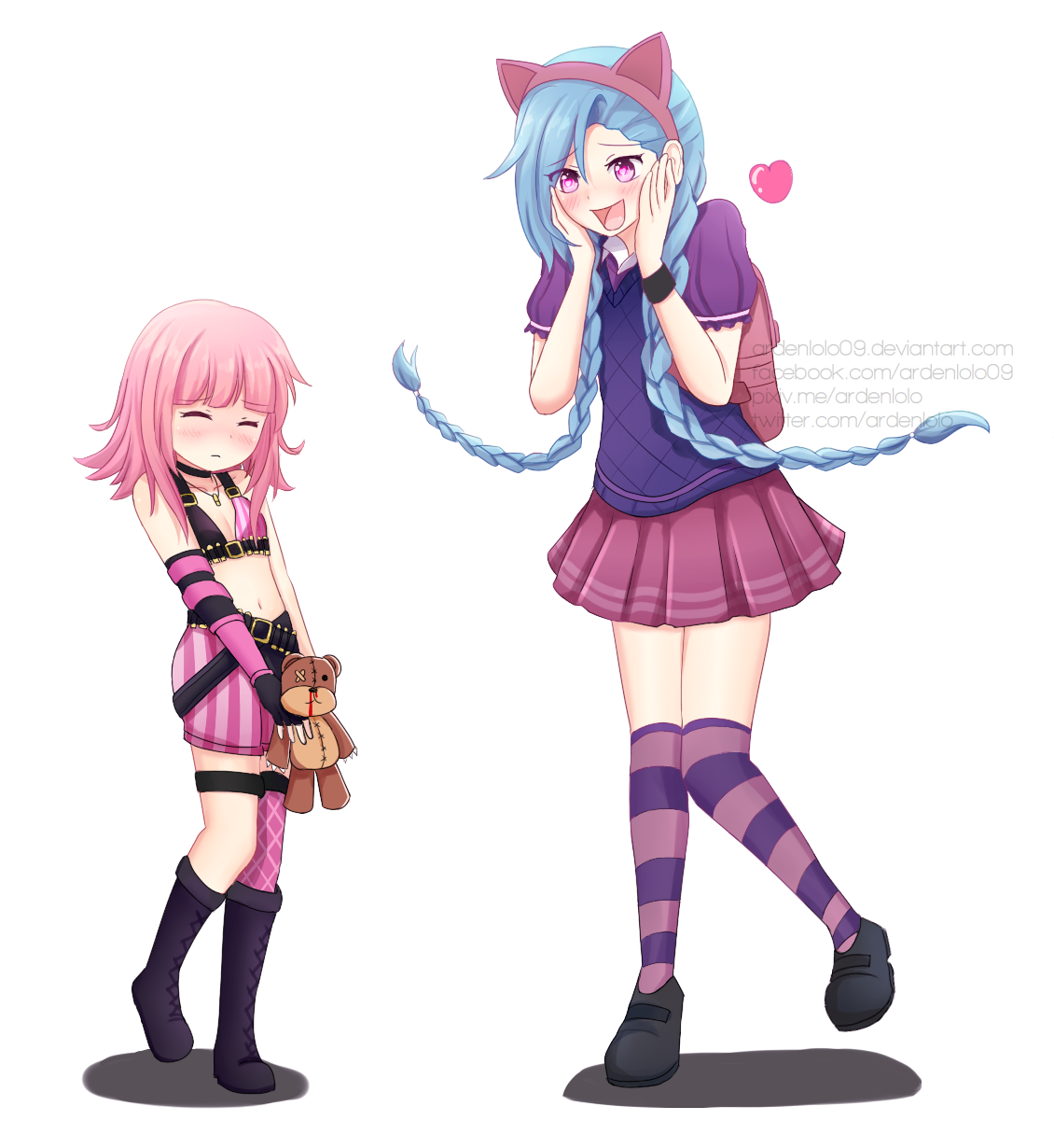 Annie and Jinx Outfit Swap