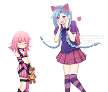 Annie and Jinx Outfit Swap