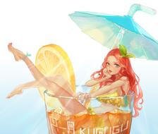 iced tea-summer方图