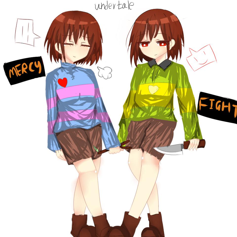 chara and frisk