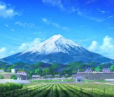 富士山-背景风景