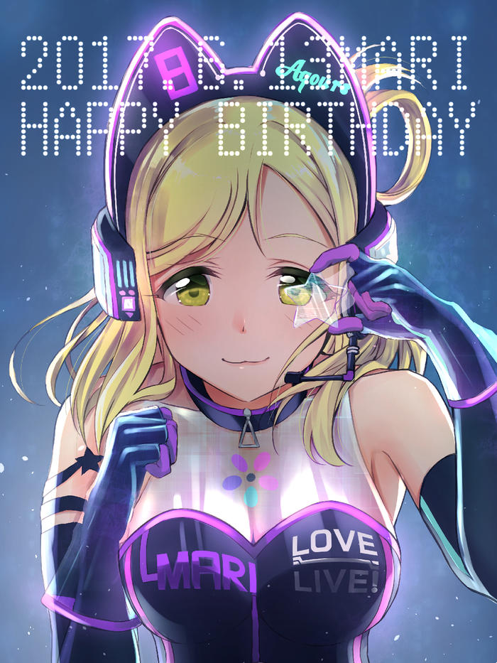 玛丽HAPPY BIRTHDAY！！插画图片壁纸