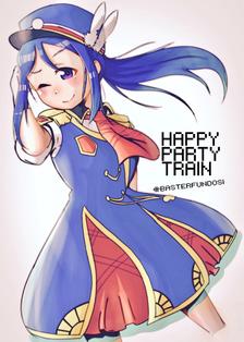 HAPPY PARTY TRAIN 果南插画图片壁纸