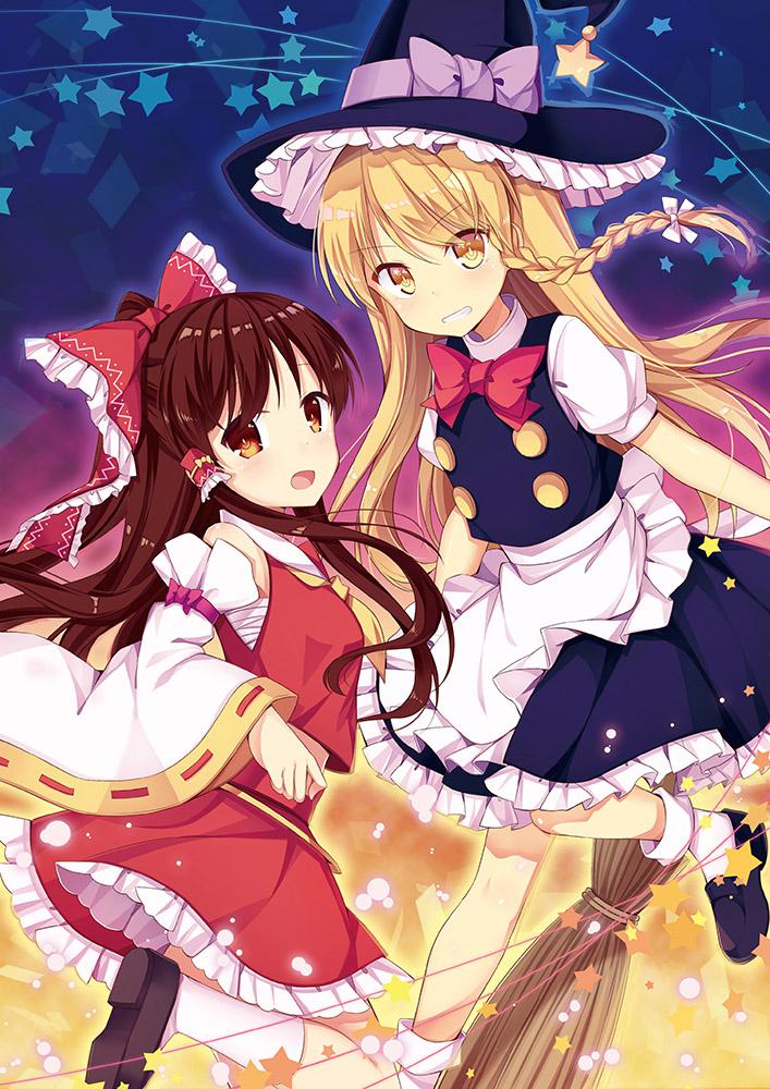 灵梦魔理沙博丽灵梦竖图