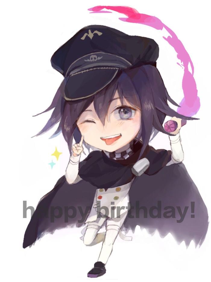 happy birthday to Ouma Kokichi插画图片壁纸