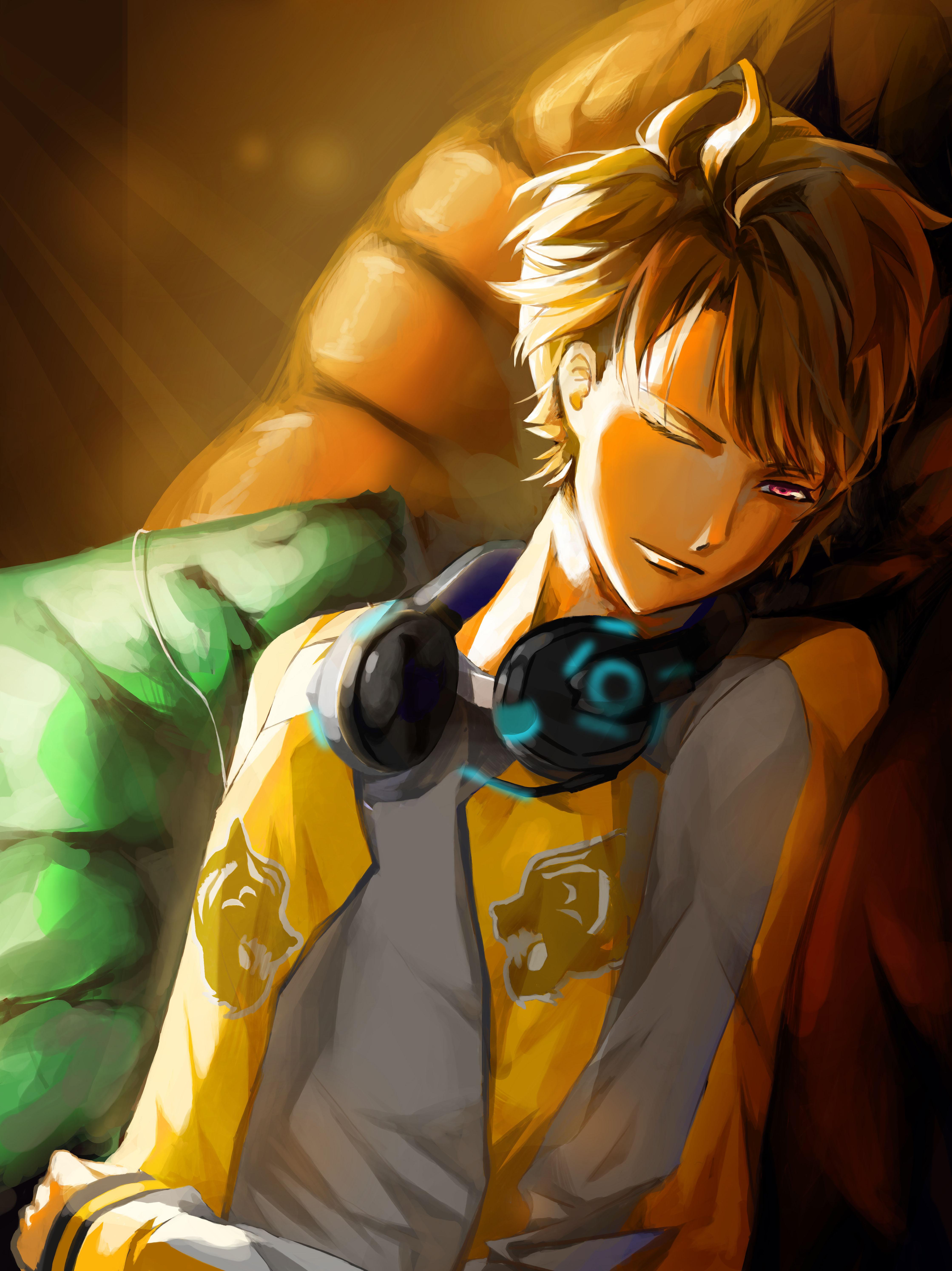 p站画师作品沐浴在夕阳下