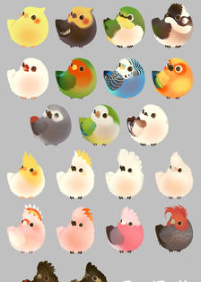 BirdBall插画图片壁纸