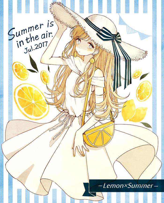lemon×summer插画图片壁纸