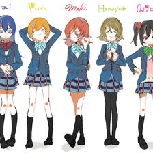 μ's！插画图片壁纸