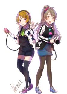 Hanayo and kotori chan插画图片壁纸