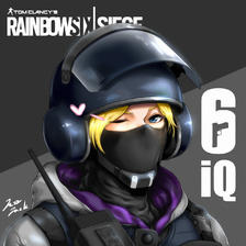 rainbow six siege iq插画图片壁纸