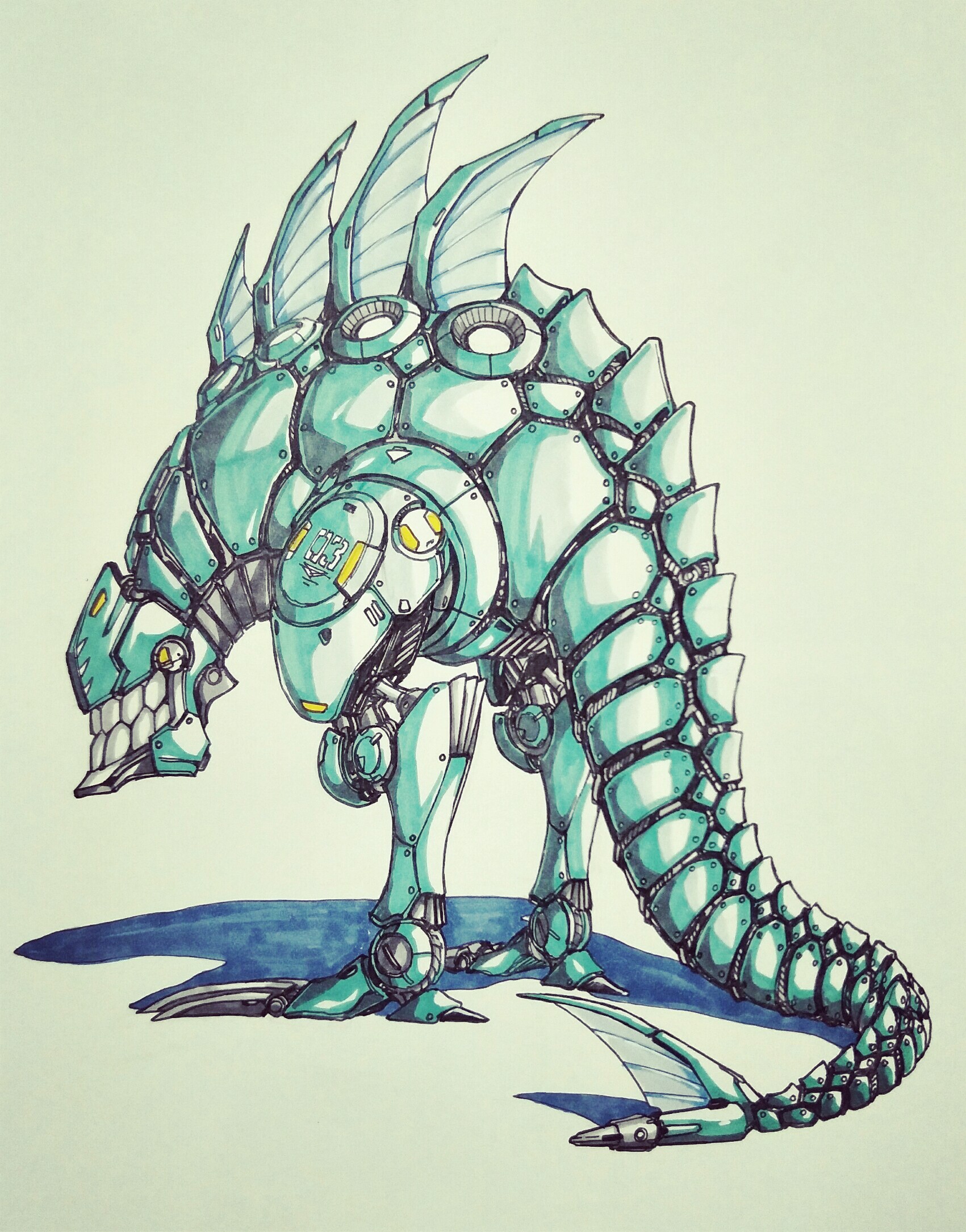 涂鸦赛博朋克原画