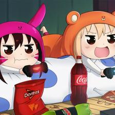 Umaru VS D.VA插画图片壁纸