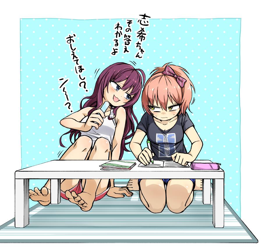 整理作业的城崎美嘉和妨碍作业的一之濑志希