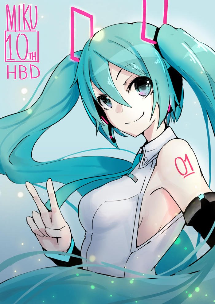 初音未来10周年插画图片壁纸