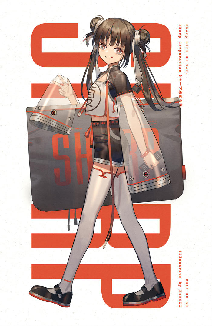 SHARP GIRL☆~插画图片壁纸