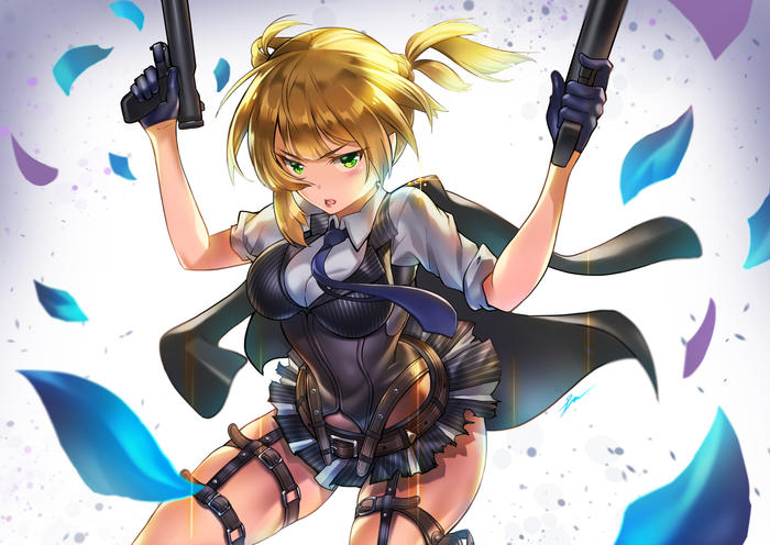 少女前線/Welrod MkII插画图片壁纸