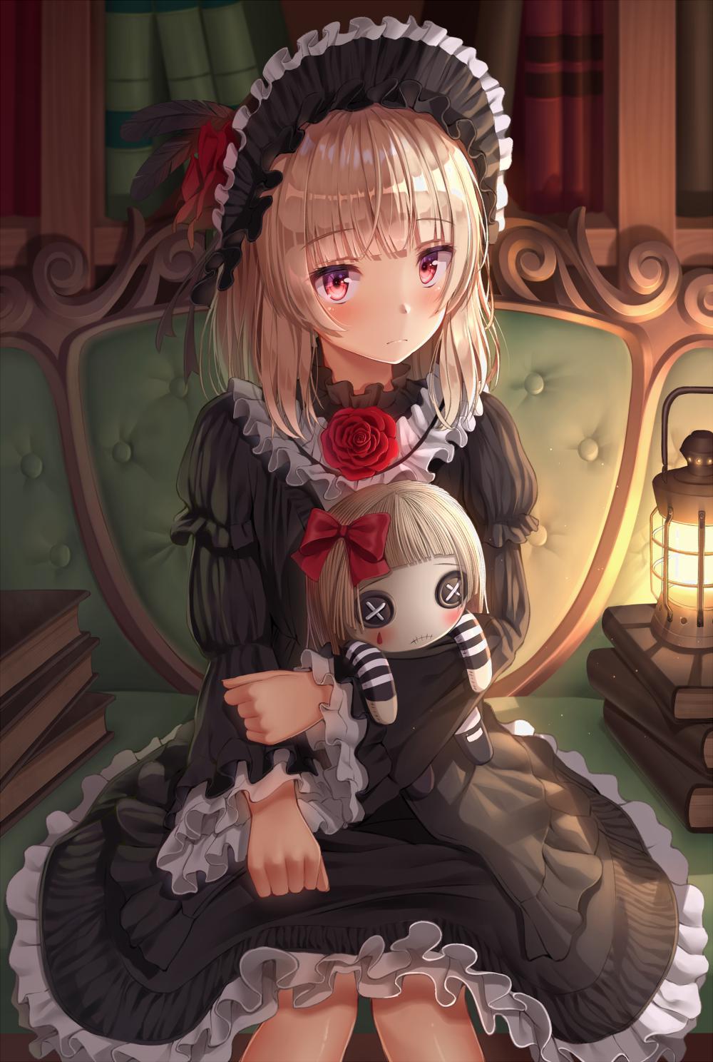 人形少女插画图片壁纸