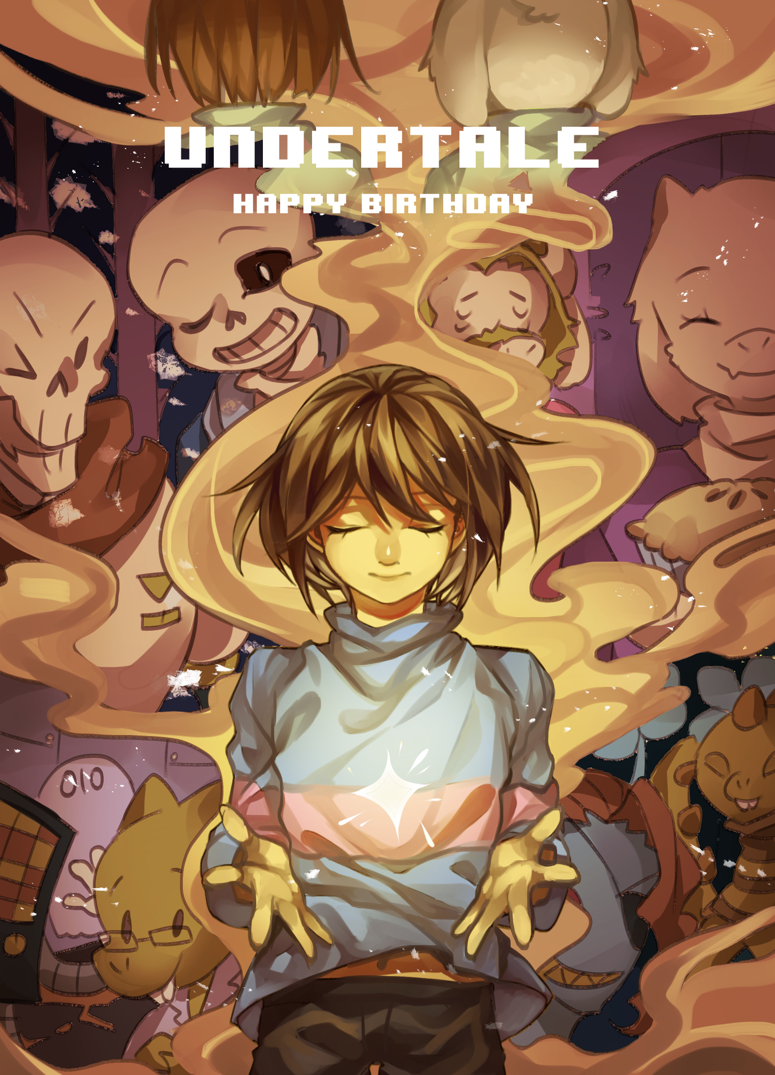 Undertale Happy 2 Anniversary