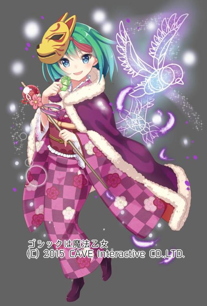 【工作绘】哥特魔法少女插画图片壁纸