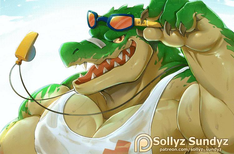 Pool Party Renekton!插画图片壁纸