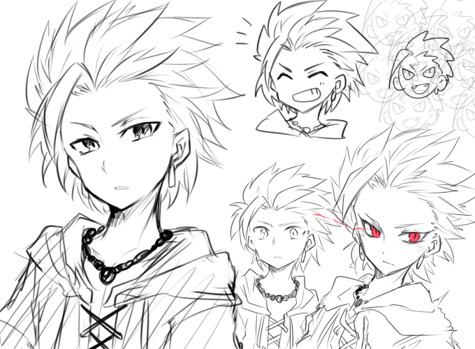 DQ11ログ④(カミュ主多め)插画图片壁纸