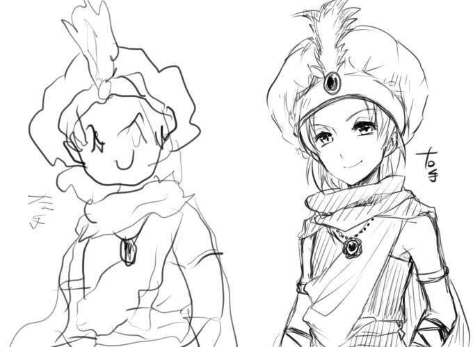 DQ11ログ④(カミュ主多め)插画图片壁纸