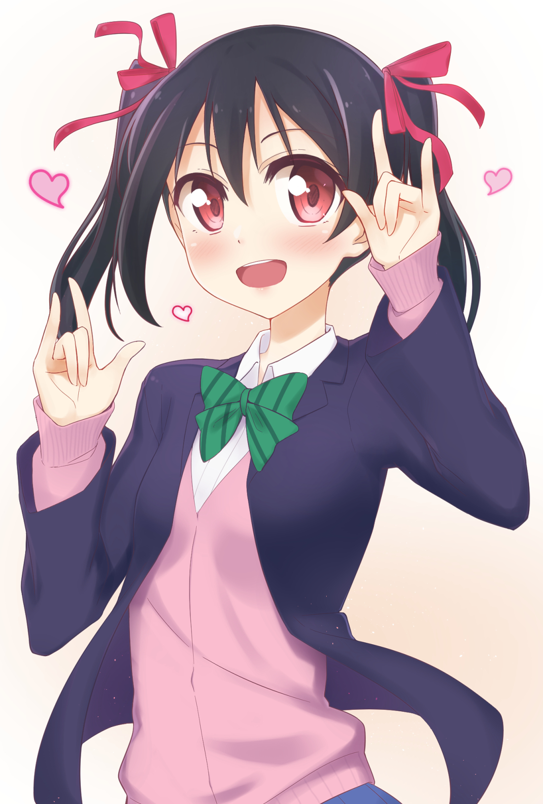 向真里真里~ !插画图片壁纸