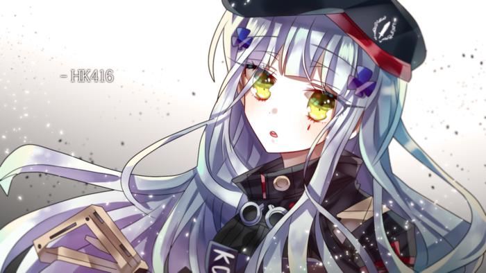 HK416插画图片壁纸