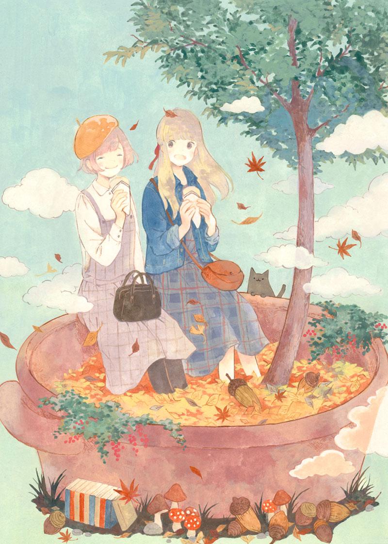 秋鍋插画图片壁纸