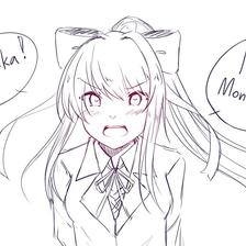 Monika! Not Mon-ika!插画图片壁纸