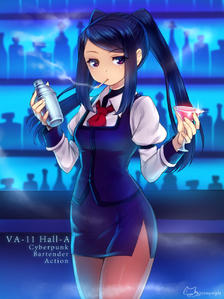 VA-11 Hall-A插画图片壁纸