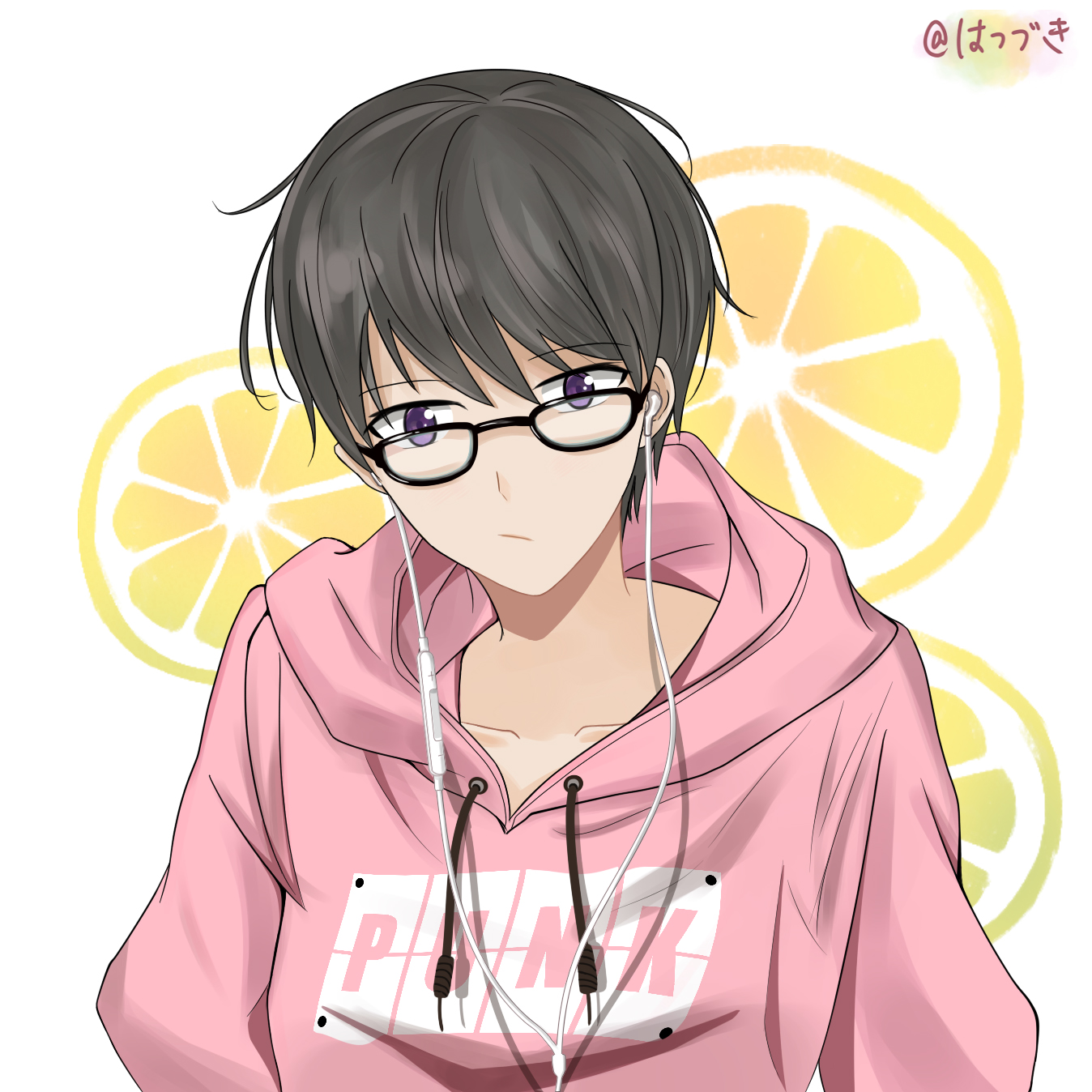 彼氏を描きました